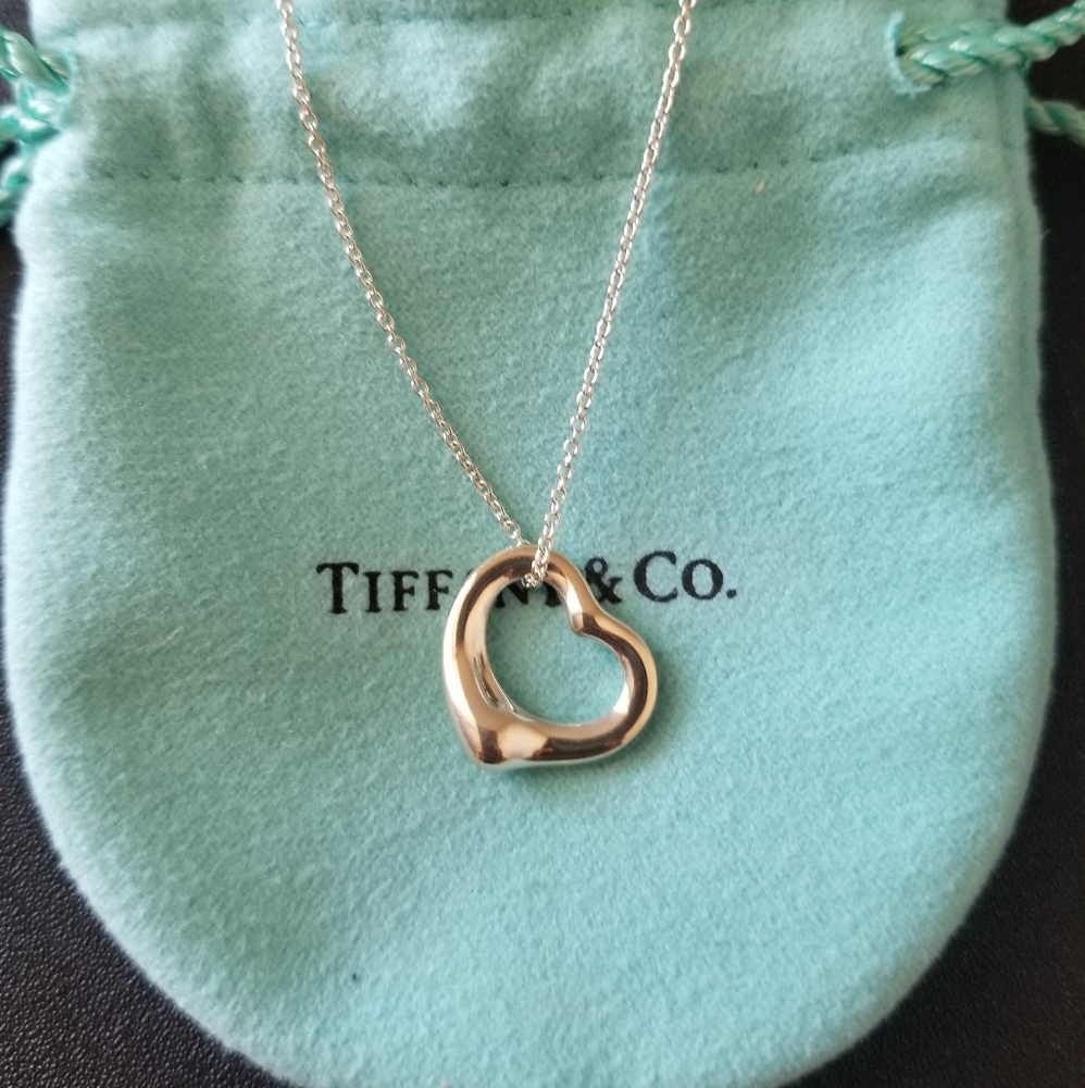 Tiffany & Co. Open Heart Necklace